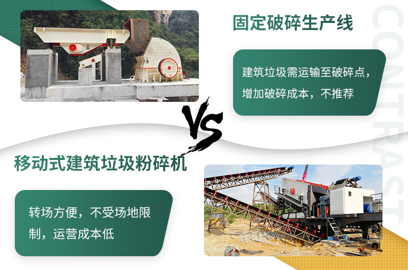 相對(duì)于建筑垃圾來講，移動(dòng)式更勝一籌