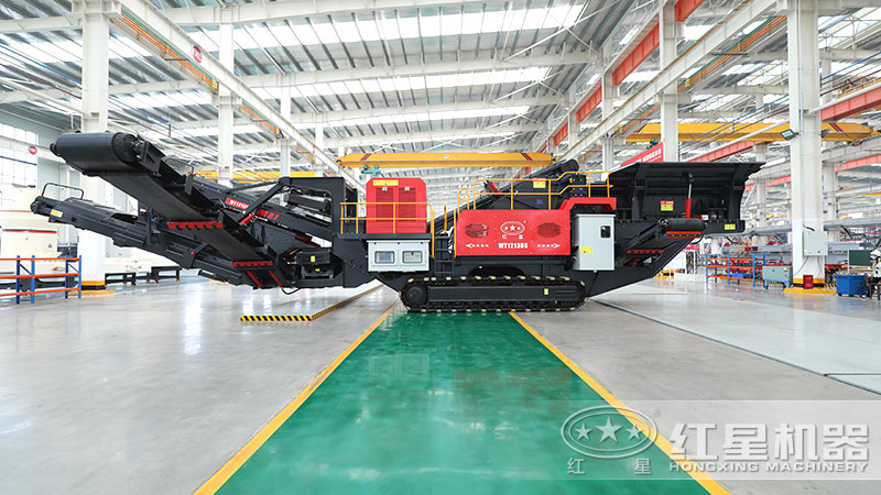 履帶移動破碎機(jī)，履帶行走遙控操作