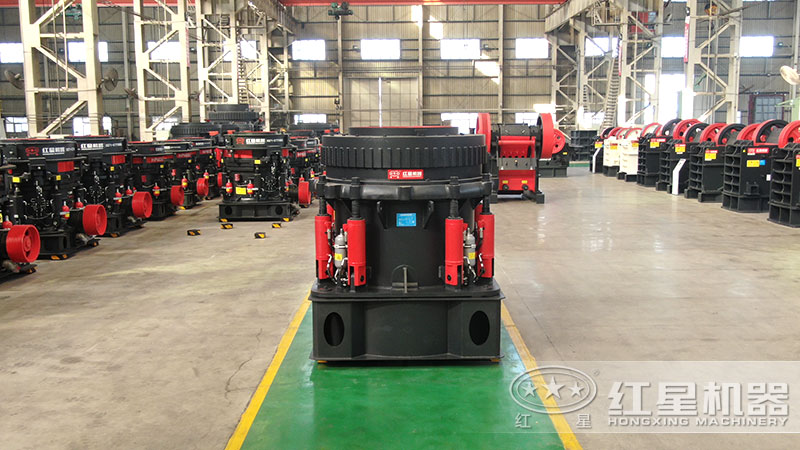 300型圓錐破碎機型號及參數(shù)，一小時能生產(chǎn)多少噸石子？